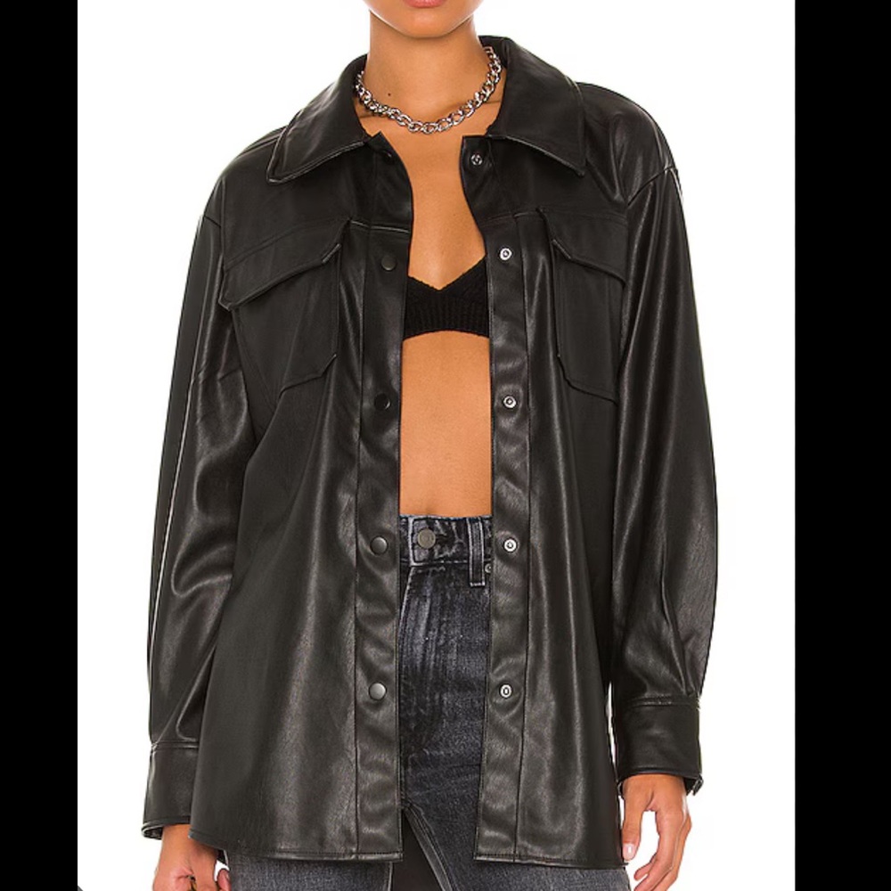 Steve Madden Faux Leather Jacket